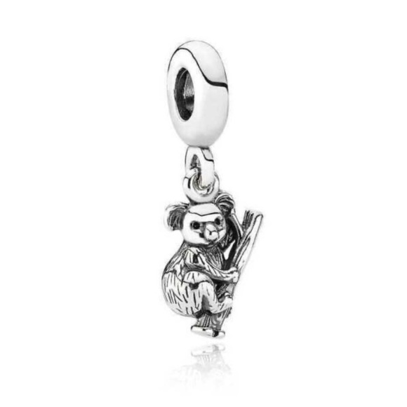 Pandora Rare Dangle Koala Bear Charm Sterling Silver in EUC - Picture 1 of 4